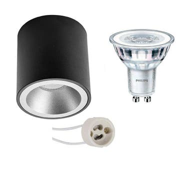 Voordeelset: Opbouwspot Set - Pragmi Cliron Pro - GU10, Ophalen of Verzenden, Nieuw, Overige fittingen, Plafondspot of Wandspot