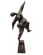after Botero - sculptuur, A modernist bronze - 53 cm - Brons