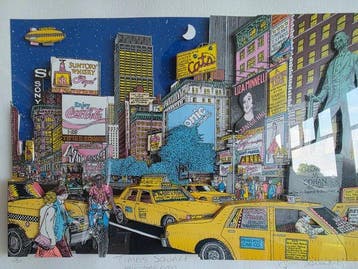 John Suchy (1946) - TIMES SQUARE NEW YORK CITY