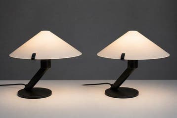 Lamiprogetti - Tafellamp (2) - Tobia - Metaal, Glas
