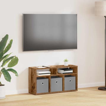 vidaXL Laagkast met lade Oudhout 72 x 22,5 x 38 cm, Huis en Inrichting, Kasten | Televisiemeubels, Verzenden, Nieuw, 50 tot 100 cm