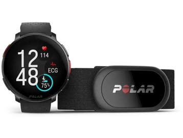 Polar Vantage V3 - Sport Smartwatch - GPS ECG SpO2 - Zwart, Verzenden, Zo goed als nieuw, Polar