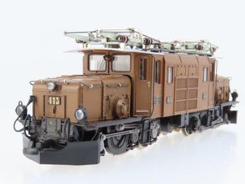 Bemo H0m - 1255 103 - Elektrische locomotief (1) - Ge 6/6, Nieuw