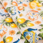 BA184 - Citrus en Keramiek-stof - Mediterrane compositie -