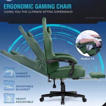 Ergonomische Bureaustoel -  Office Chair - Gamestoel - Volwa, Verzenden, Zo goed als nieuw