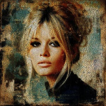 David Law - Crypto Brigitte Bardot III - Format XL 60x60