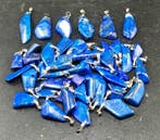 Madani Lapis Lazuli-edelsteen Hangers - Hoogte: 43 mm -