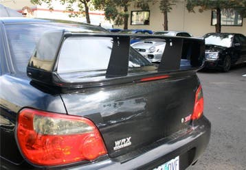 PERRIN 02-07 Subaru STI Wing Stabilizer - Black, Ophalen of Verzenden, Nieuw
