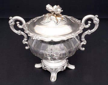 Suikerkom - France - Exceptional .950 Solid Silver & Cut