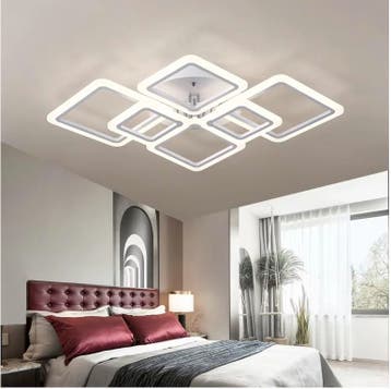 Smart LED Plafondlamp Dimbaar met App en Afstandsbediening, Verzenden, Nieuw