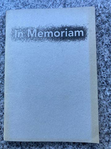 In memoriam (Tweede Wereldoorlog), Verzenden, 20e eeuw of later, Gelezen
