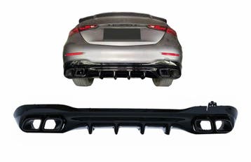 Diffuser Mercedes C Klasse W206 S206 63 AMG Look Zwart, Ophalen of Verzenden, Nieuw