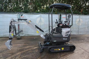Veiling: Minigraver Terex E19 Diesel 10.2kW Nieuw, Ophalen, Graafmachine