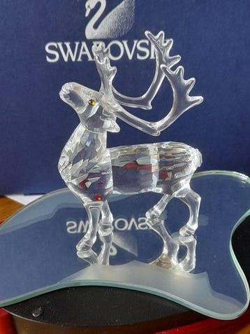 Swarovski - Beeldje - Reindeer 214821 - Box + Certificate -