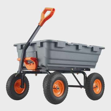 Poly Tuin Kipkar met Stalen Frame en 2-in-1 Handvat - 360kg, Tuin en Terras, Verzenden, Nieuw