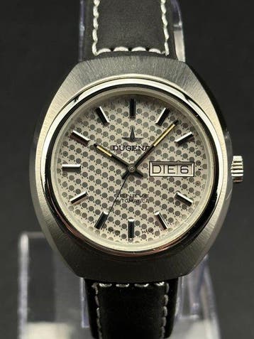 Dugena - Genève Automatic DayDate Futuristic Dial - Zonder, Nieuw