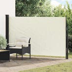 vidaXL Uittrekbaar Zijscherm Crèmekleurig 300 x 170 cm, Tuin en Terras, Verzenden, Nieuw