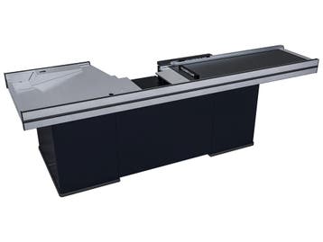 Kassa check out links B300xD100xH87cm - zwart
