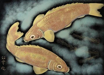 Paneel - Wajima-lakpaneel met dubbele koichinkin door Soun