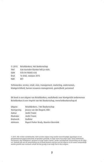 Retaildenkers - Aan tevreden klanten heb je niets, Ophalen of Verzenden, Nieuw