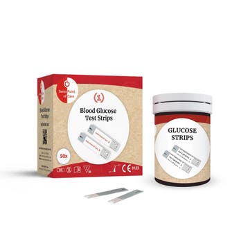 Swiss Point Of Care Glucose Teststrips 50 stuks |, Diversen, Verpleegmiddelen, Verzenden, Nieuw