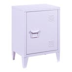 Nachtkastje Inari metaal 57x40x30 cm paars [en.casa], Verzenden, Nieuw