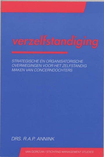 Verzelfstandiging - Annink, Verzenden, Gelezen