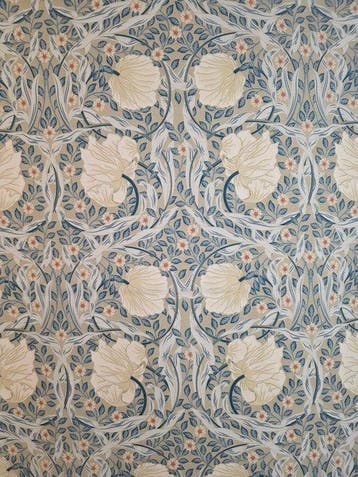 Stof Pimpernel Art Nouveau William Morris Bloemmotief