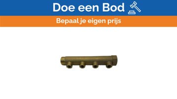 Bieden: Caleffi 592748 Brass 4-Way Manifold 1, Watersport en Boten, Ophalen of Verzenden, Nieuw, Kombuis en Sanitair, Zeilboot of Motorboot