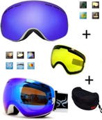 Ski Bril F Type 2 – Frameless Design met Extra Lens &, Ophalen of Verzenden, Nieuw