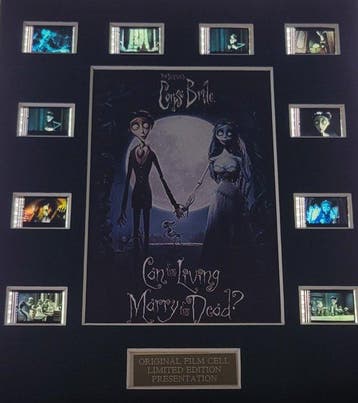 Corpse Bride - Framed Film Cell Display with COA, Verzamelen, Nieuw