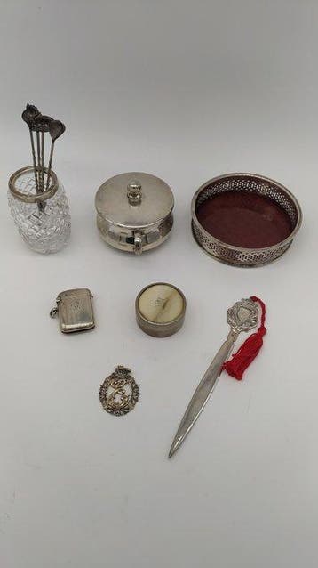 Doos (7) - .915 zilver, .925 zilver