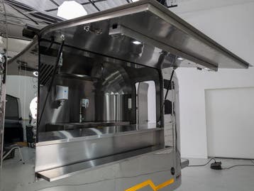 Streamline 370 chroom | Mobiele keuken | Foodtrailer, Ophalen