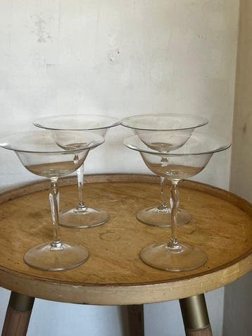 Glasfabriek Leerdam - A.D. Copier - Drinkglas (4) - Glas -