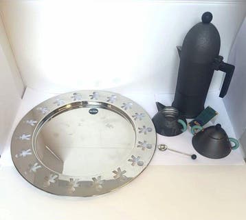 Alessi - Aldo Rossi - Koffieservies (4) - Cupola Aldo Rossi