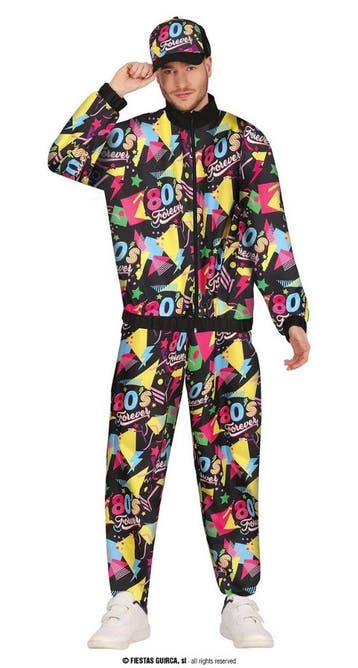 Kleurig jaren 80 fout trainingspak - M (48-50), Verzenden, Nieuw