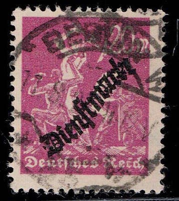 Duitse Rijk 1923 - Inflatie-Dienstmerken 1923 - 7, Postzegels en Munten, Postzegels | Europa | Duitsland, Gestempeld