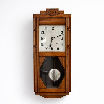 Kabinet klok - Art Deco Hout - 1920-1930