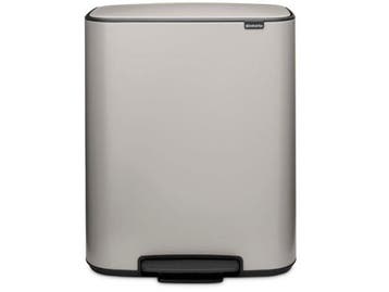 Veiling - Brabantia Bo Prullenbak - 60 liter - 1 vak - Soft, Gebruikt
