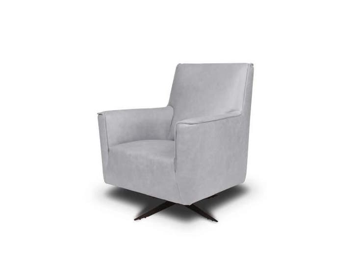 Fauteuil Valley - fauteuils - Zilver, Huis en Inrichting, Stoelen, Nieuw, Leer