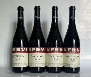 2016 Nervi Conterno, Gattinara - Piëmont - 4 Flessen (0.75, Nieuw