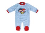 Baby romper boxpakje - Superhelden - Velours - Blauw, Verzenden, Nieuw