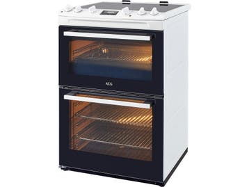 AEG-Fornuis CIX6540ACW-Inductie 60 cm wit dubbeloven, Ophalen of Verzenden, Nieuw