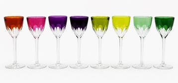 Baccarat - Drinkset (8) - Genua / Genoa - Kristal, Antiek en Kunst