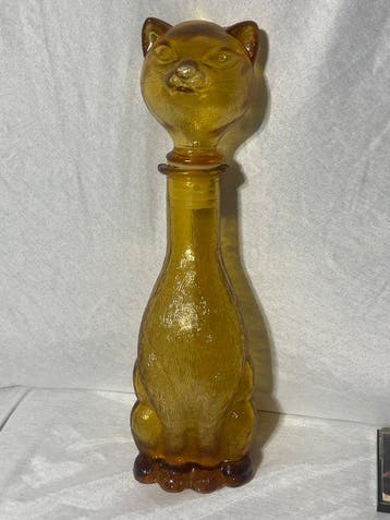 Emiliano - Fles - Glas - dekanter / fles, Antiek en Kunst