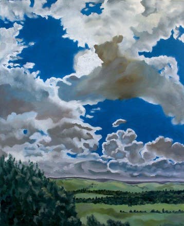 Pablo Soroya - Skyscape IV. Original Oil Painting. XL size.