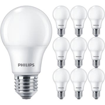PHILIPS CorePro LEDbulb E27 Peer Mat 8W 4000K, Ophalen of Verzenden, Nieuw