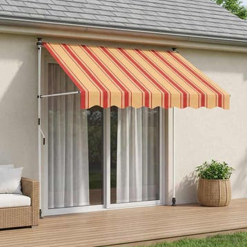 vidaXL Handmatig uitschuifbare luifel Multikleur 250 x 115 x, Verzenden, Nieuw
