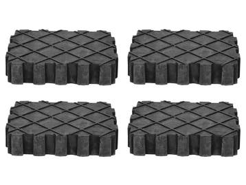 Universele rubberonderleggerset voor hefplatform - 4 - delig, Ophalen of Verzenden