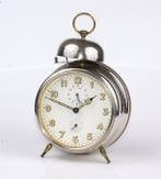 Wekker - Junghans - Metaal, Messing, Glas - 1930-1940